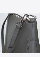 Geanta saddle bag cu curea subțire, gri, 93-4E-609-8, Fotografie 4