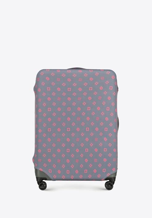 Husă pentru o valiză mare, gri - roz, 56-30-033-X35, Fotografie 1