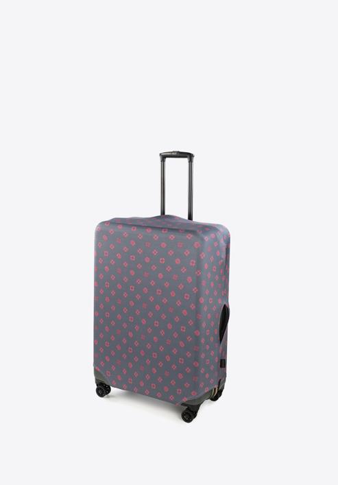 Husă pentru o valiză mare, gri - roz, 56-30-033-55, Fotografie 2