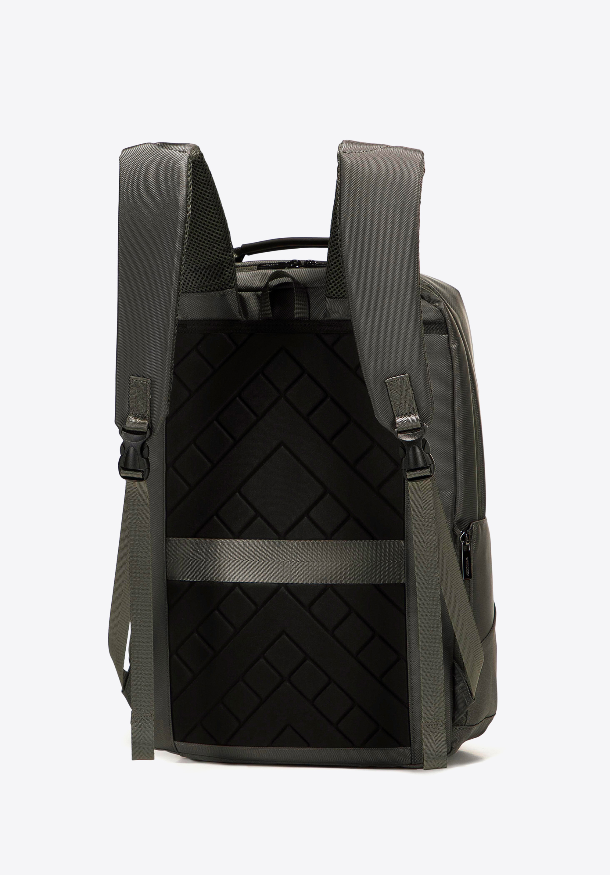 Rucsac pentru laptop de 15,6” pentru bărbați – ușor și gratuit la bord, gri, 29-3P-221-8, Fotografie 1