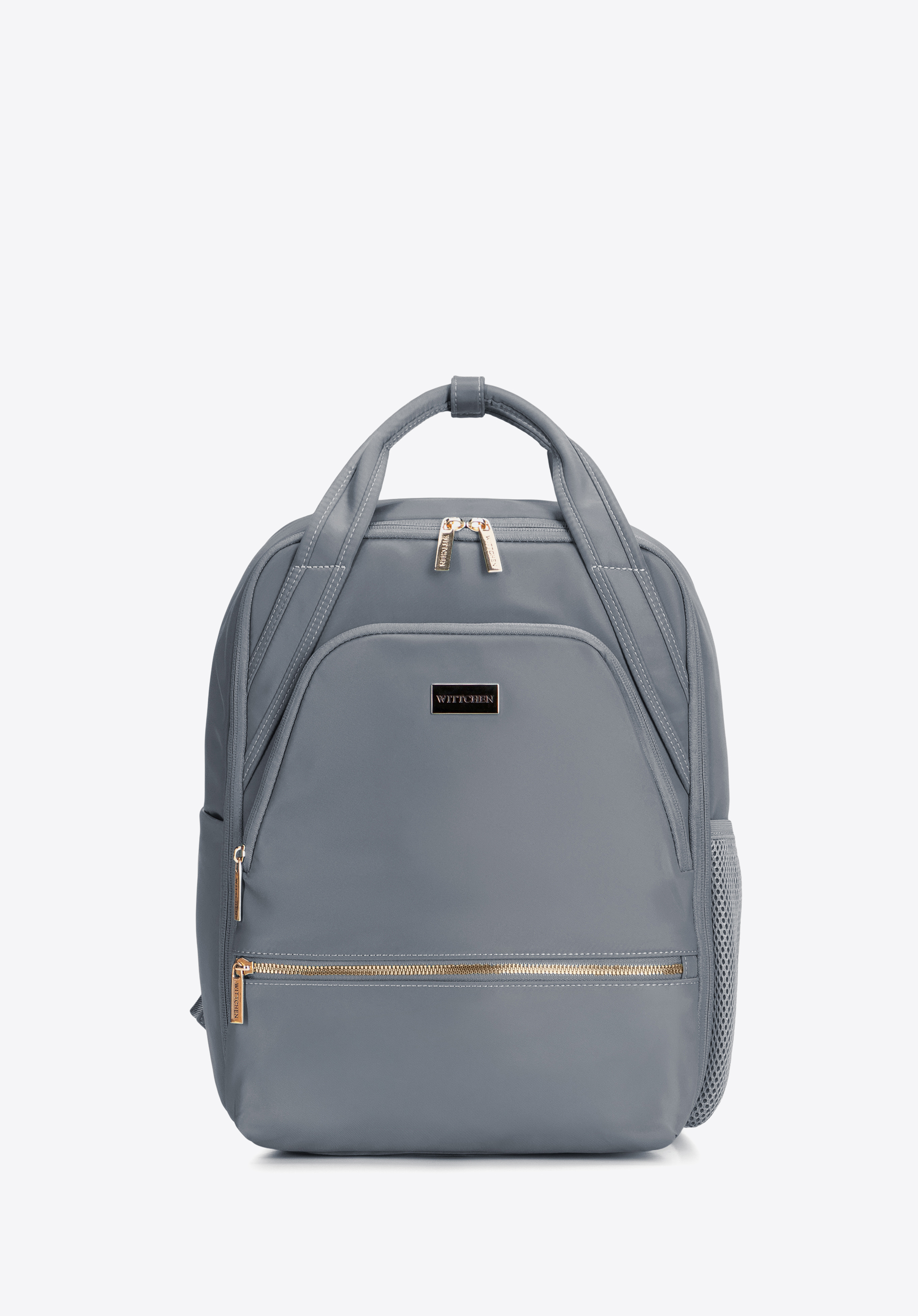 Rucsac pentru laptop din nailon de 15,6'''' pentru femei, gri, 29-3P-201-01, Fotografie 1