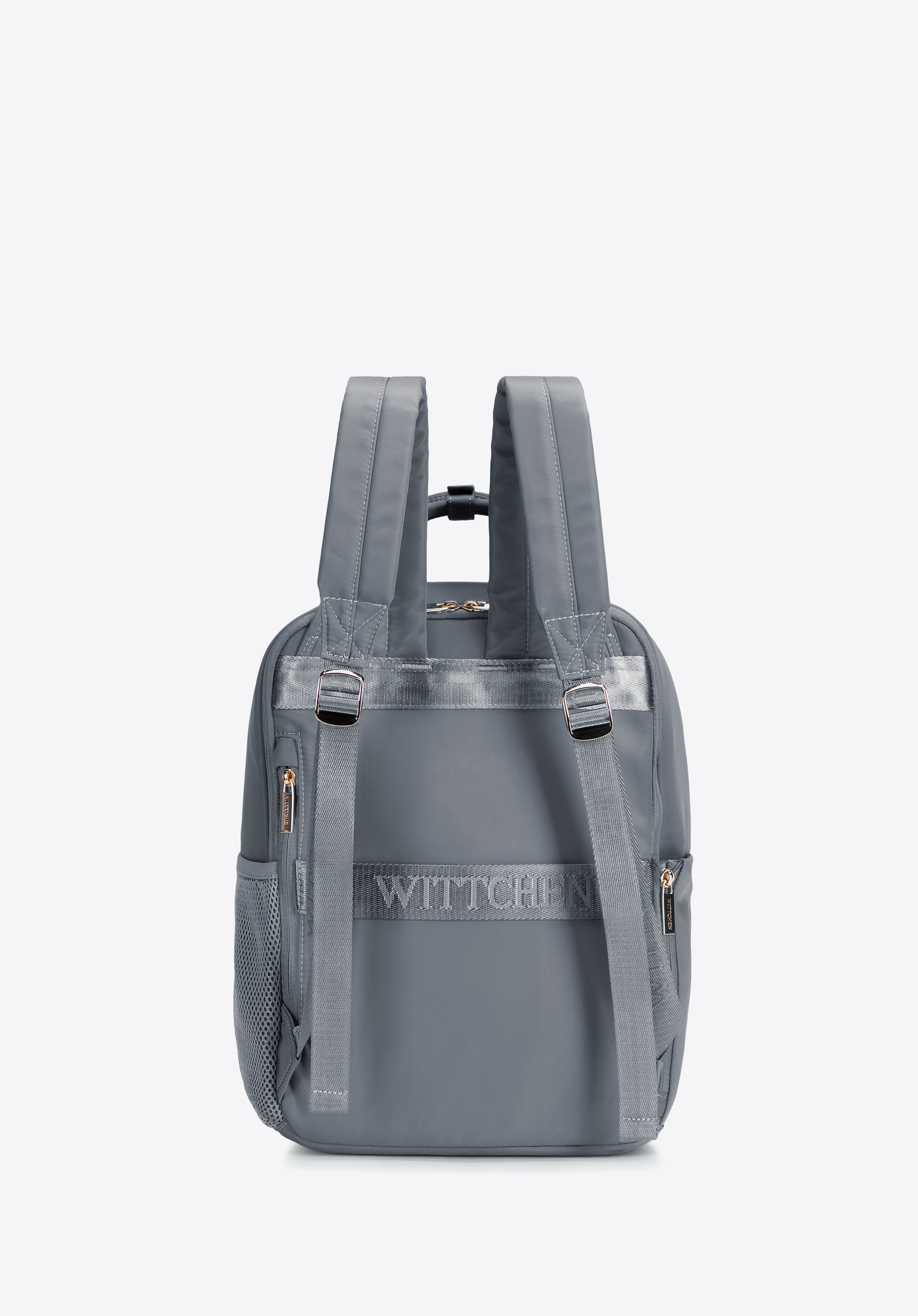 Rucsac pentru laptop din nailon de 15,6'''' pentru femei, gri, 29-3P-201-01, Fotografie 1