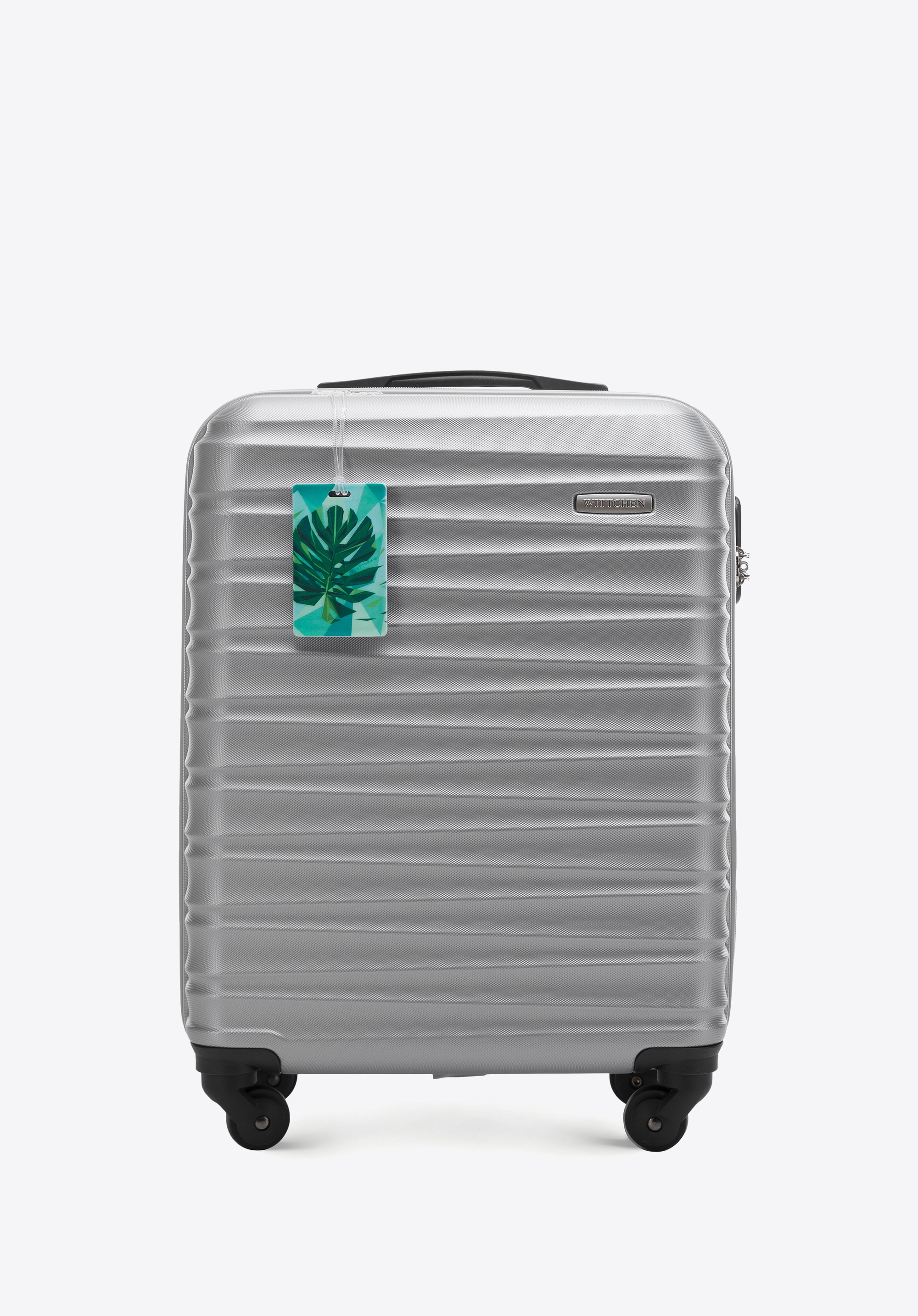 Valiză mică cu etichetă, gri, 56-3A-311-01Z, Fotografie 1