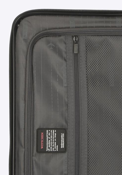 Set valize ABS canelate, gri, 56-3A-65S-90, Fotografie 9