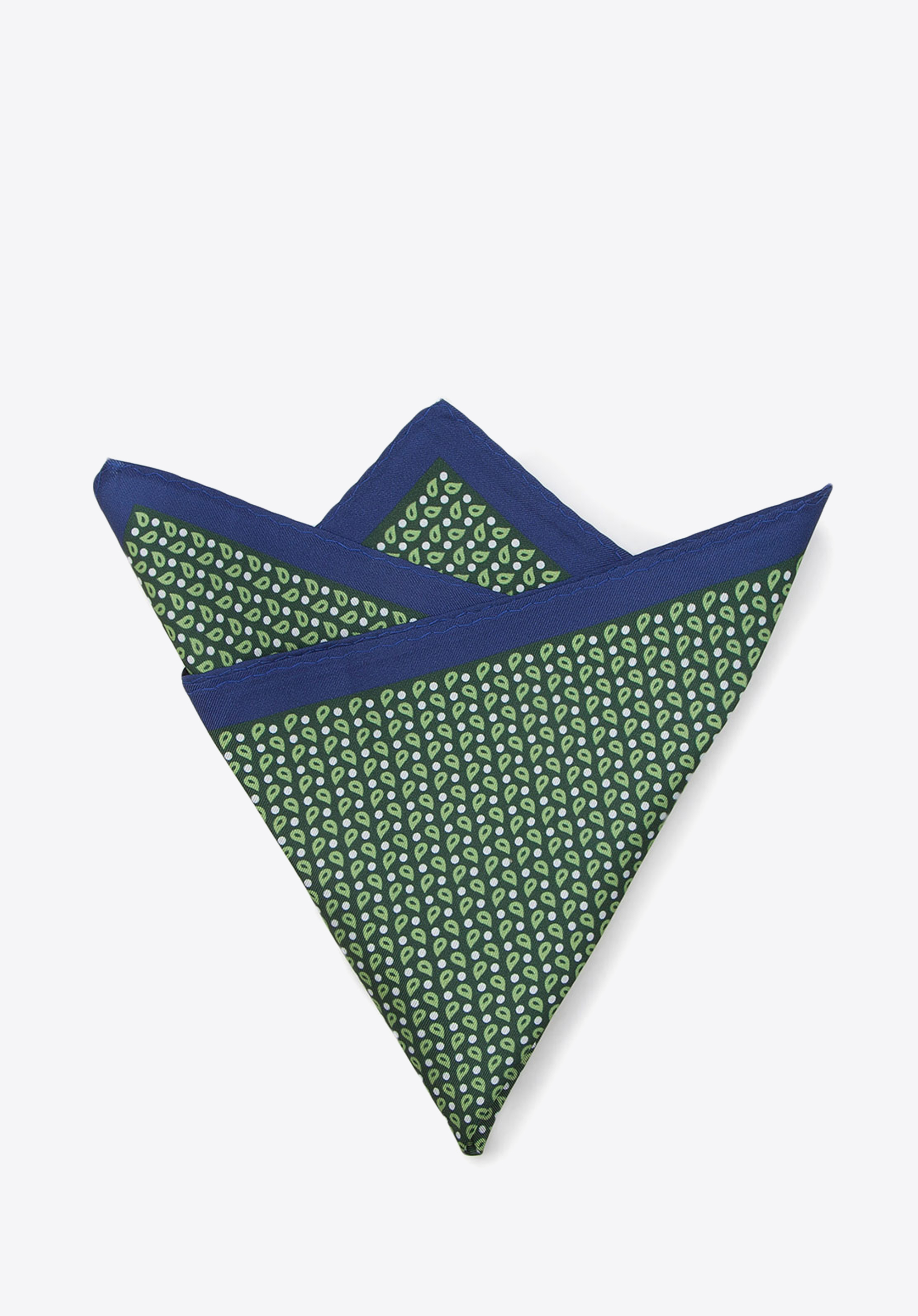 Einstecktuch, grün - blau, 87-7P-001-X2, Bild 1