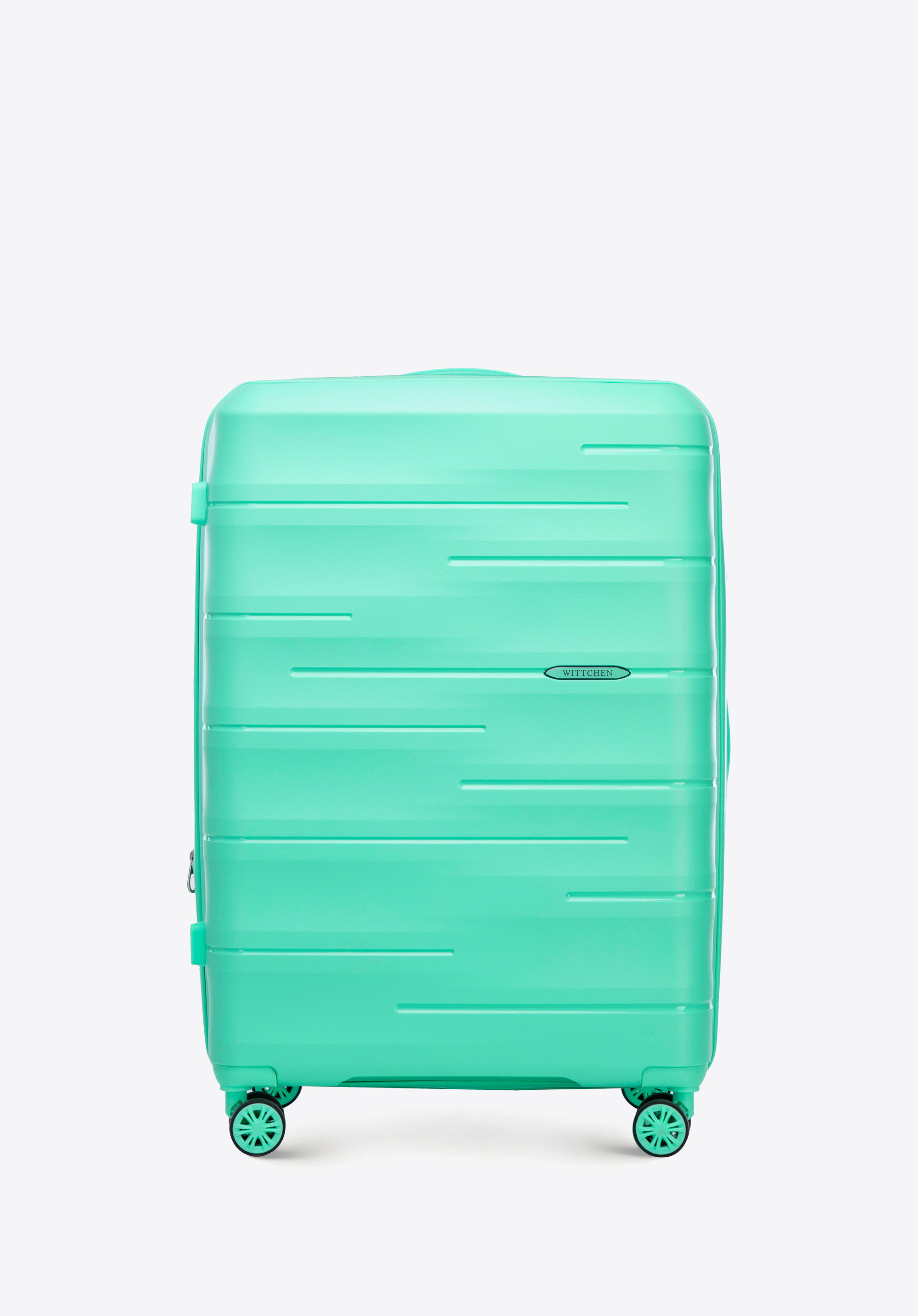 Großer gerippter Koffer aus Polypropylen