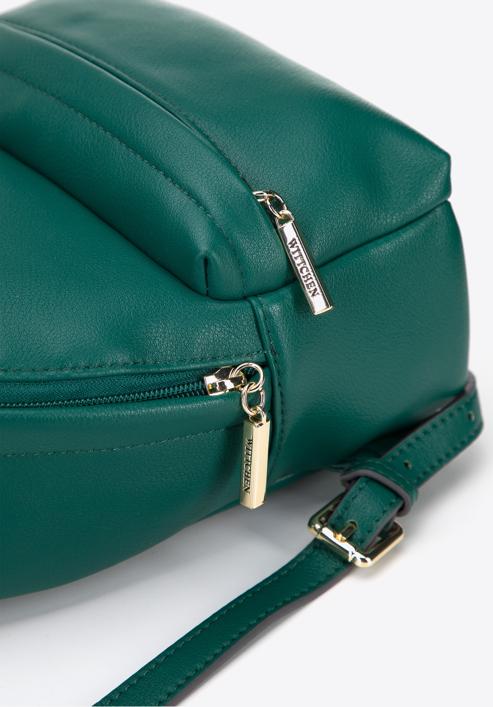 Lederrucksack im Miniformat für Damen, grün, 95-4E-661-4, Bild 4