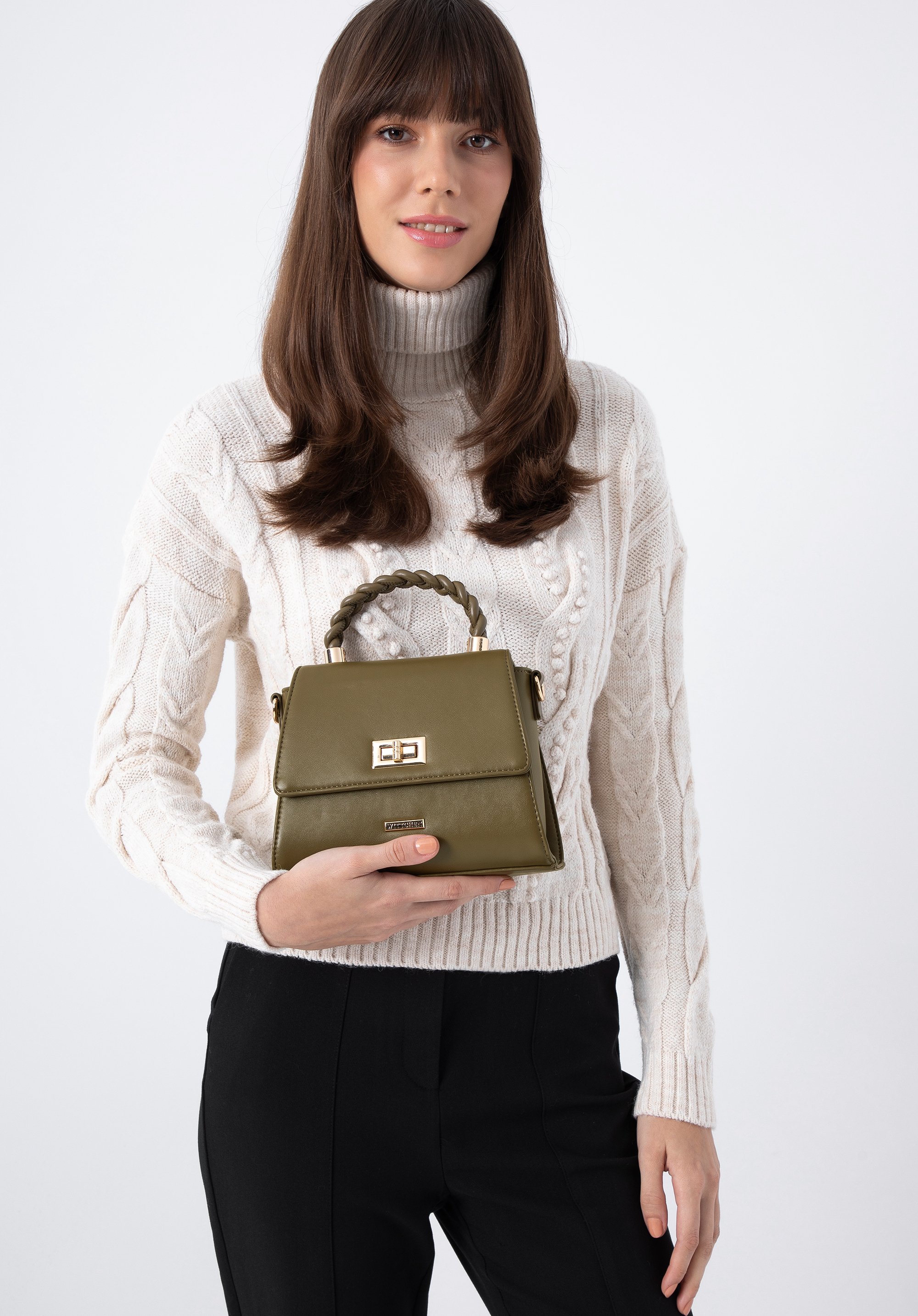 Klassische Köfferchen-Handtasche
