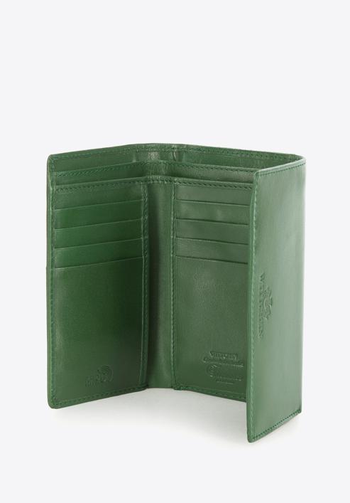 Mittelgroße Damengeldbörse aus Glattleder, grün, 14-1-916-L0, Bild 3