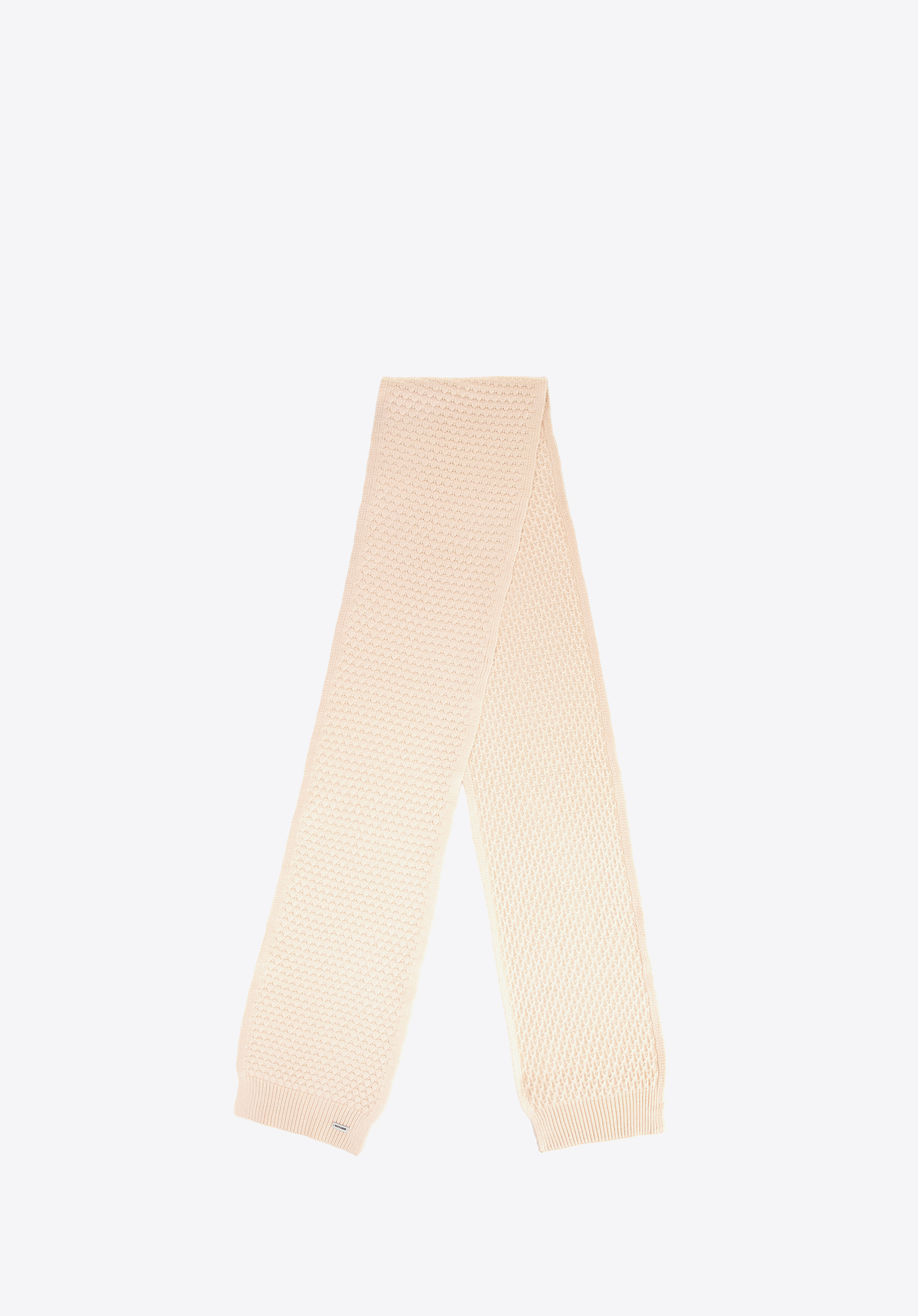Damen-Strickschal mit Struktur, hellbeige, 101-7F-L02-9, Bild 1