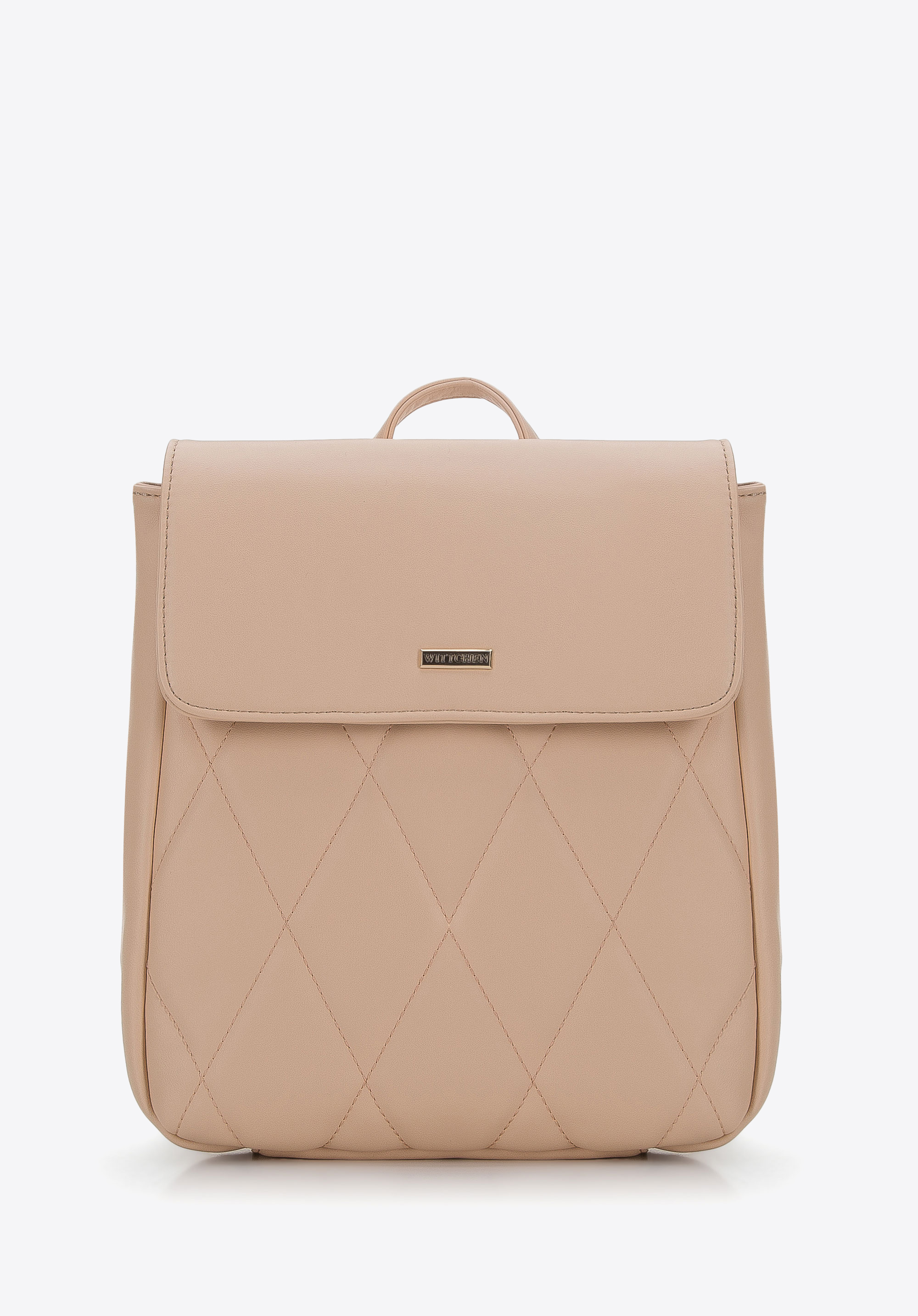 Gesteppter Damen-Rucksack aus Ökoleder