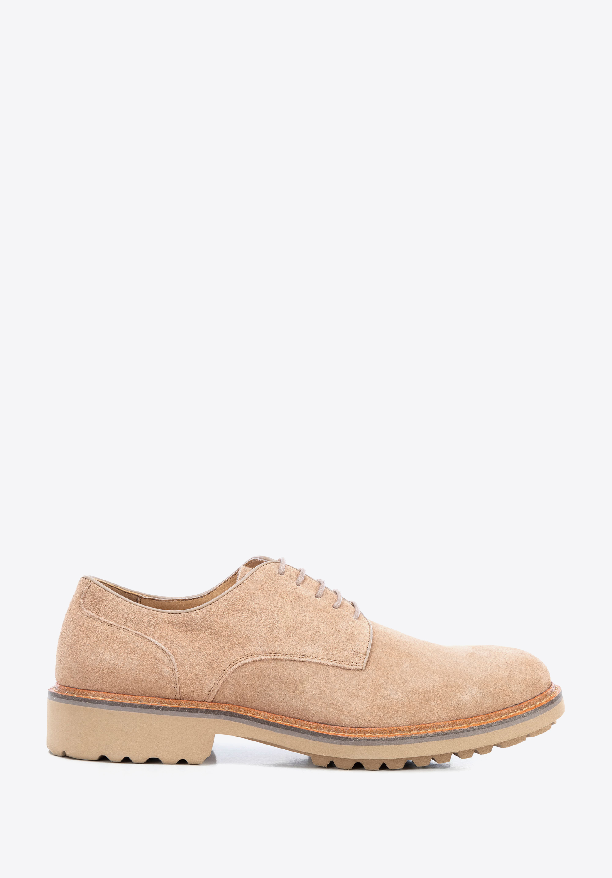 Herren Derby aus Wildleder, hellbeige, 100-M-704-9-43, Bild 1
