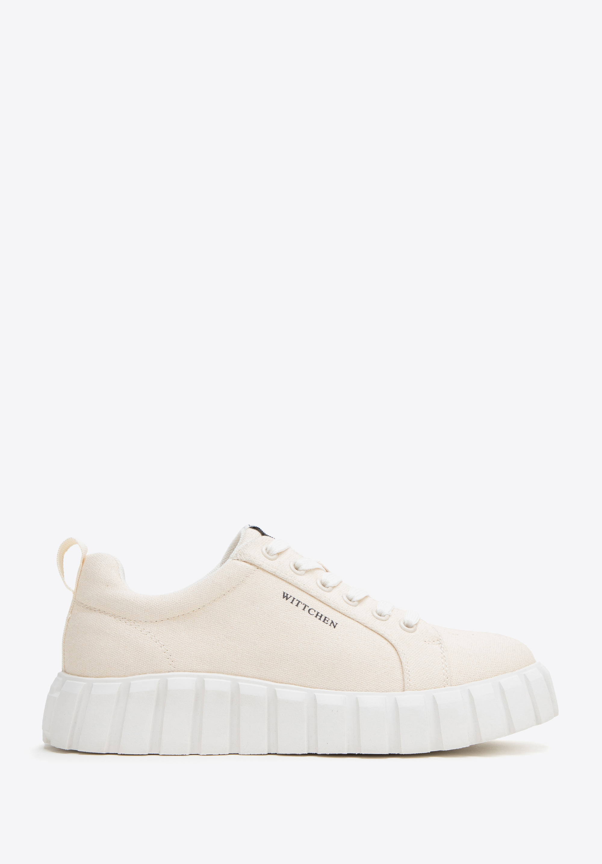 Plateau-Sneakers für Damen, hellbeige, 98-D-959-9-38, Bild 1
