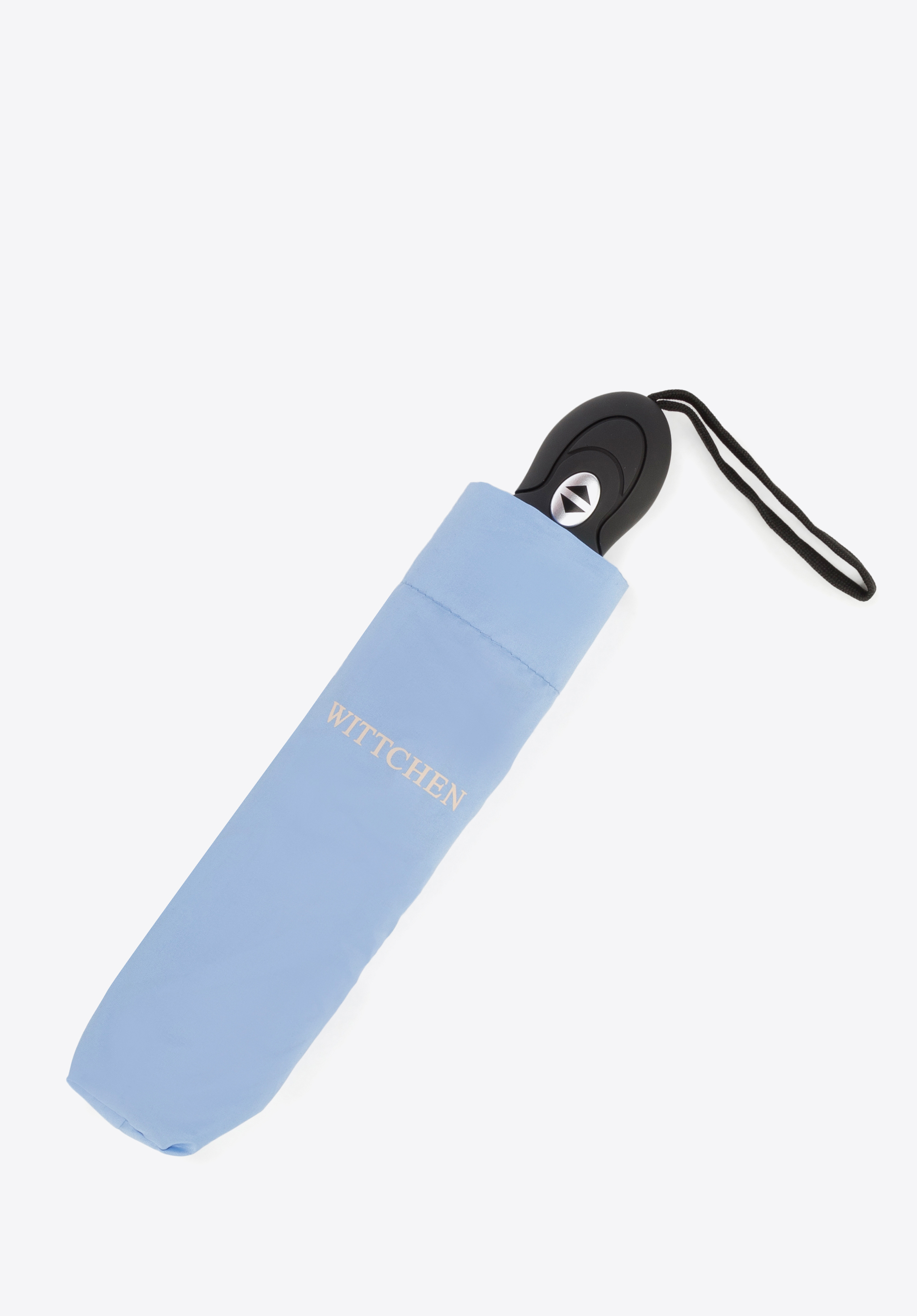 Taschenregenschirm mit Auf- und Zu-Automatik, hellblau, PA-7-120-NN, Bild 1