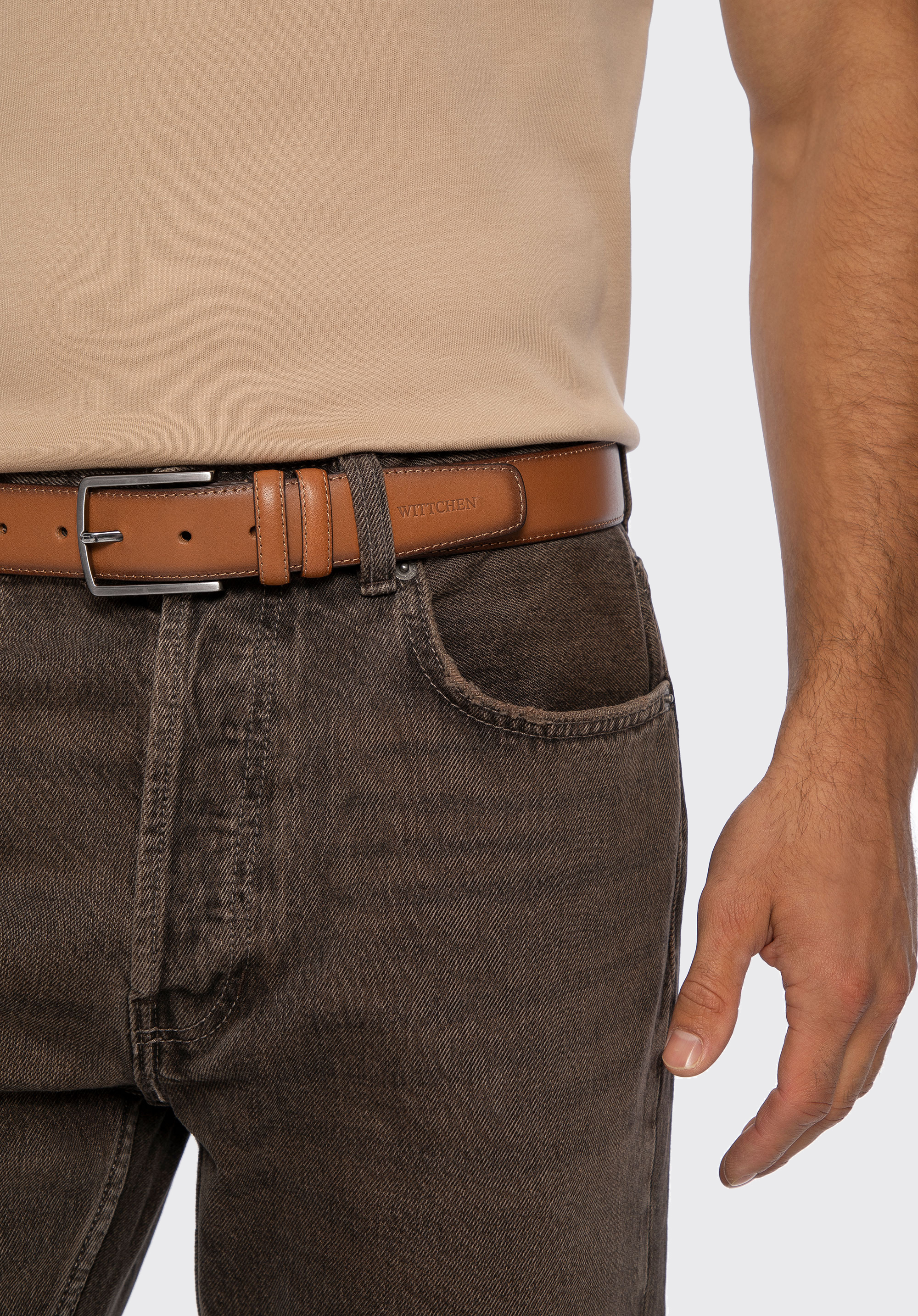 Eleganter Herren Ledergürtel