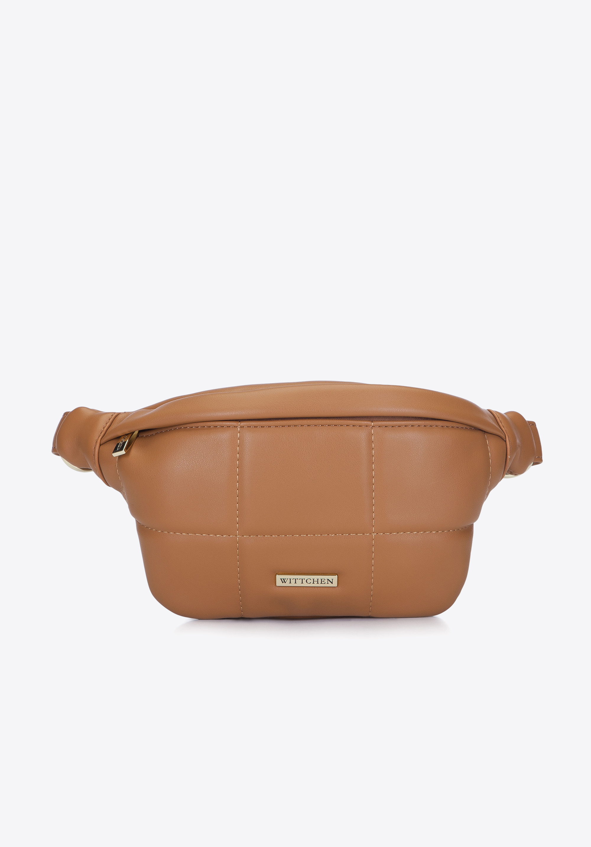 Gürteltasche mit geometrischer Steppung