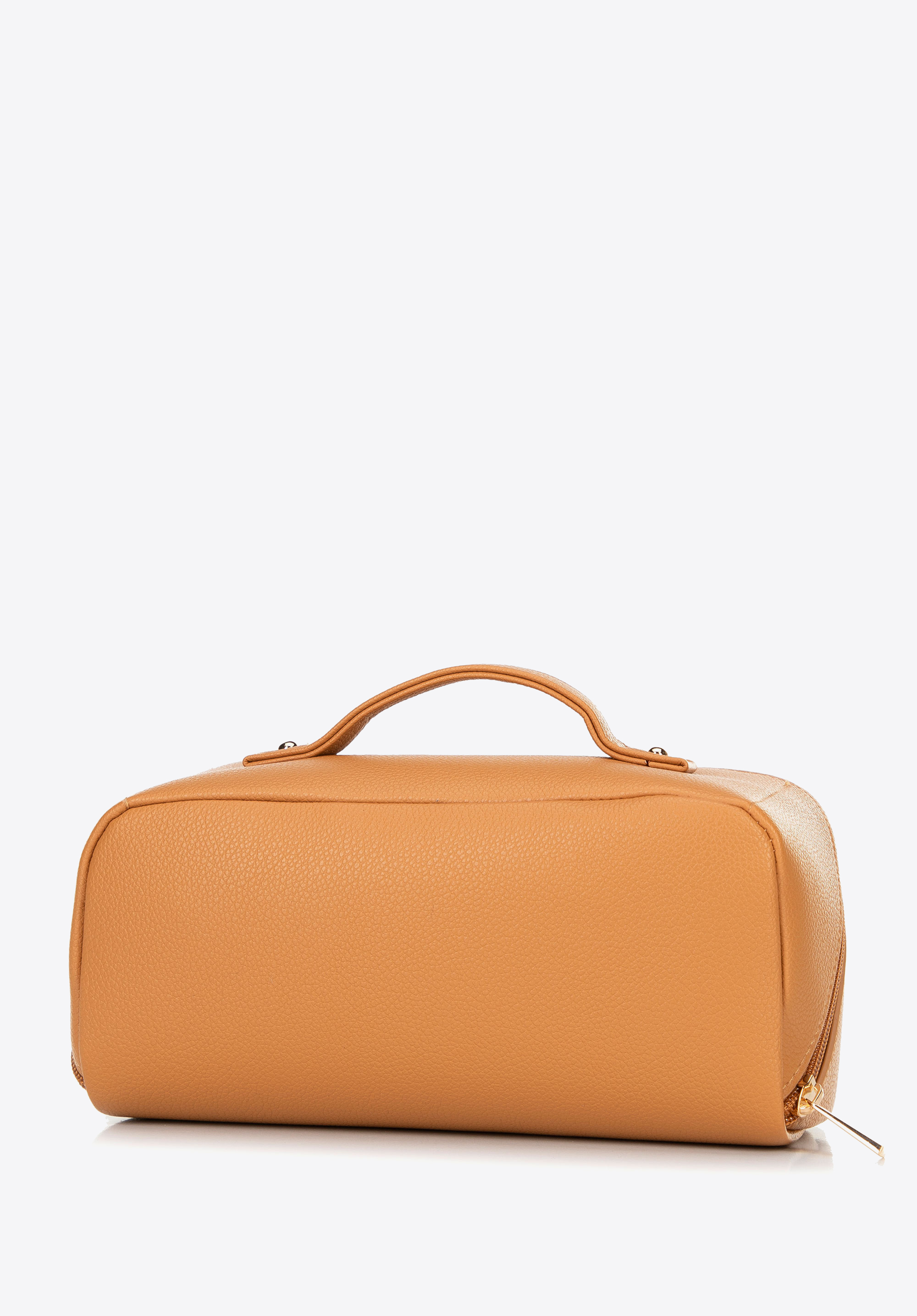 Kosmetiktasche aus Öko-leder, hellbraun, 100-4Y-920-5, Bild 1