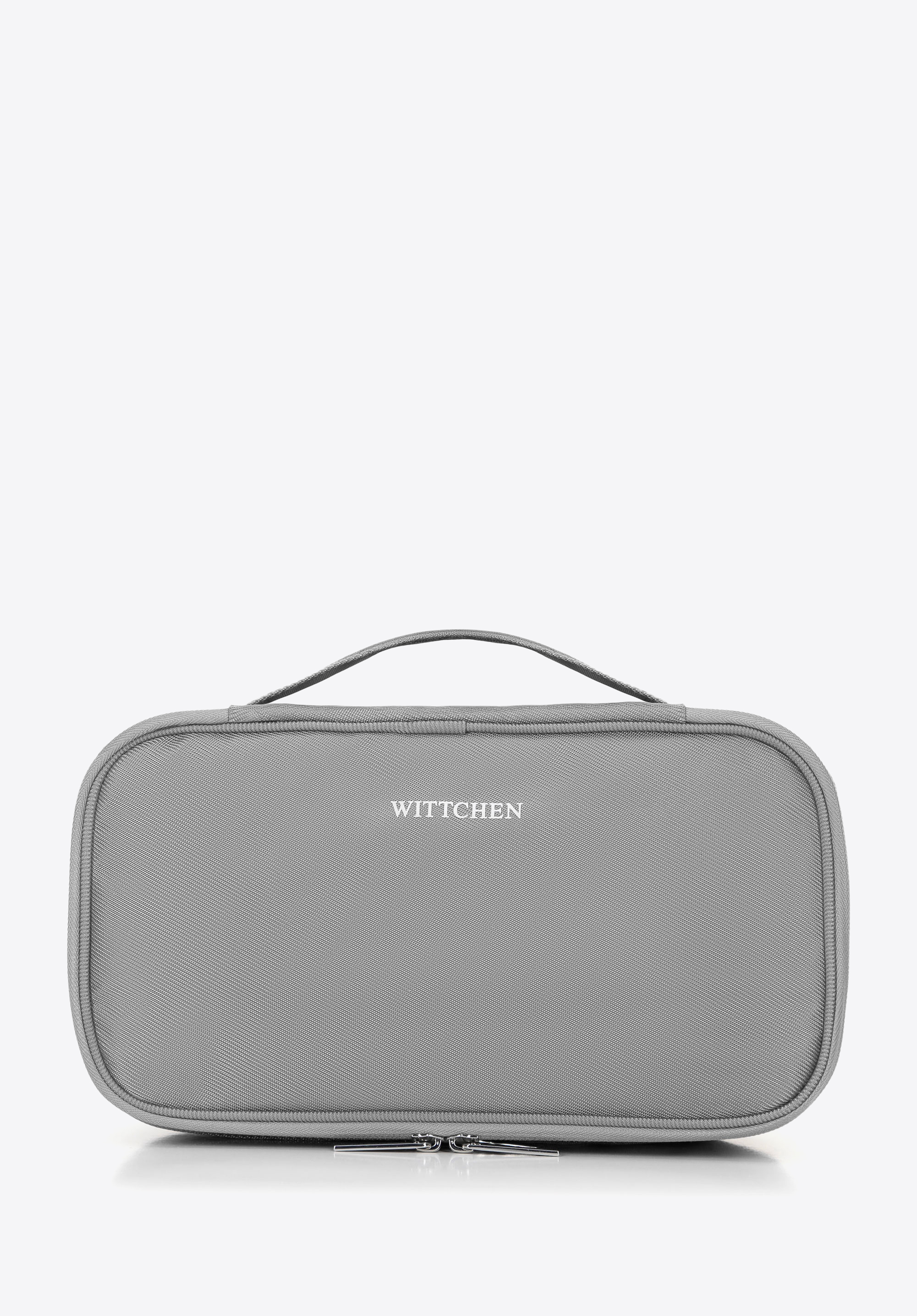 Reise-Kosmetiktasche für Damen und Herren, hellgrau, 56-3S-704-01, Bild 1