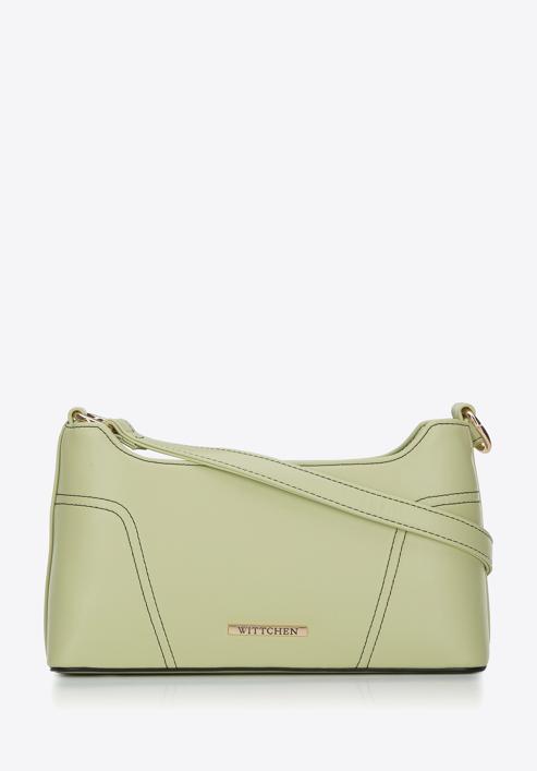 Klassische Baguette-Handtasche für Damen, hellgrün, 94-4Y-404-6, Bild 1