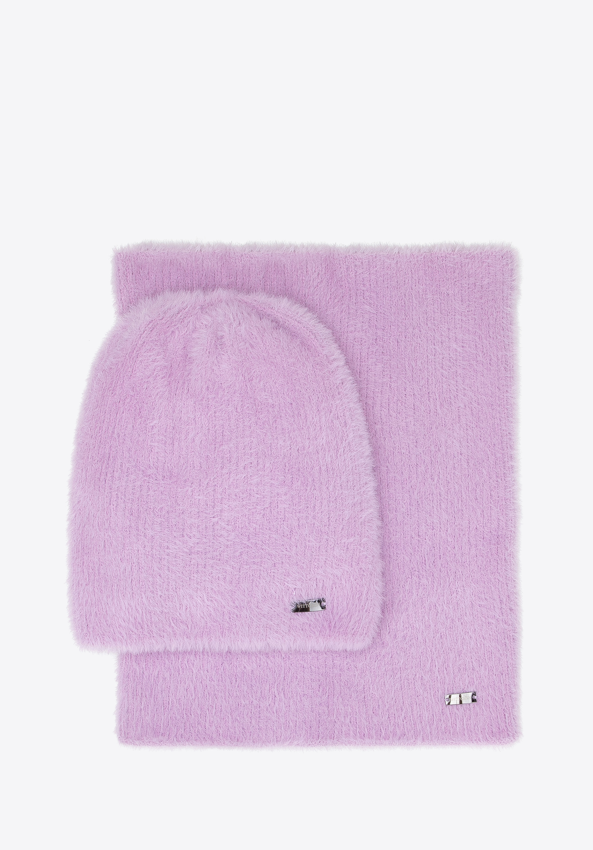 Damen-Winterset aus weichem Strickstoff |WITTCHEN 95-SF-006, helllila, 95-SF-006-VP, Bild 1