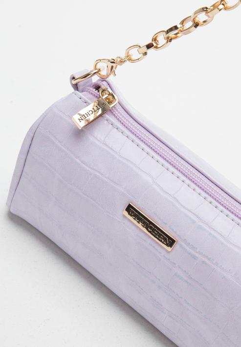 Mini-Tasche für Damen mit austauschbaren Riemen, helllila, 94-4Y-708-P, Bild 4