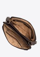 Dámská dvoukomorová kabelka z ekologické kůže s ozdobnými klopami, hnědá, 97-4Y-613-4, Obrázek 3