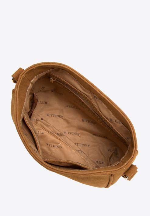 Dámská kabelka s ekologickou kožešinou, hnědá, 97-4Y-501-9, Obrázek 3