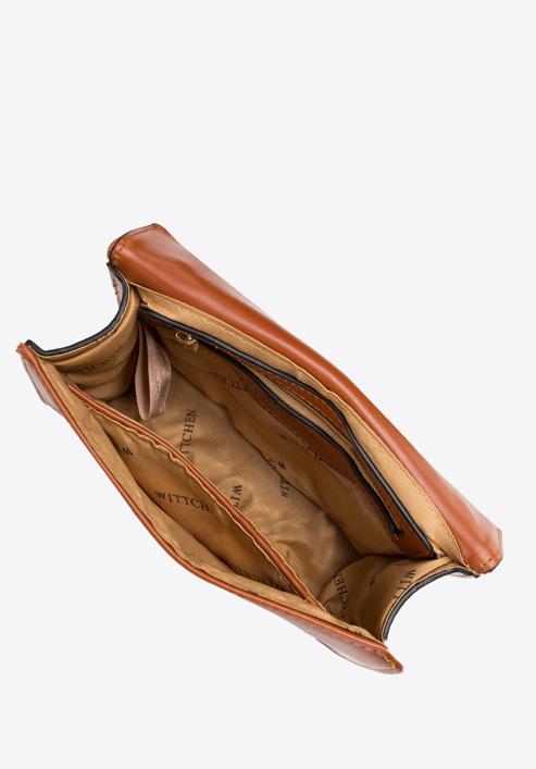 Dámská kabelka s ozdobnou sponou na řetízku, hnědá, 97-4Y-760-P, Obrázek 4