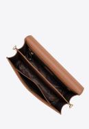 Dámská kožená kabelka s písmenem "W", hnědá, 98-4E-202-5, Obrázek 3