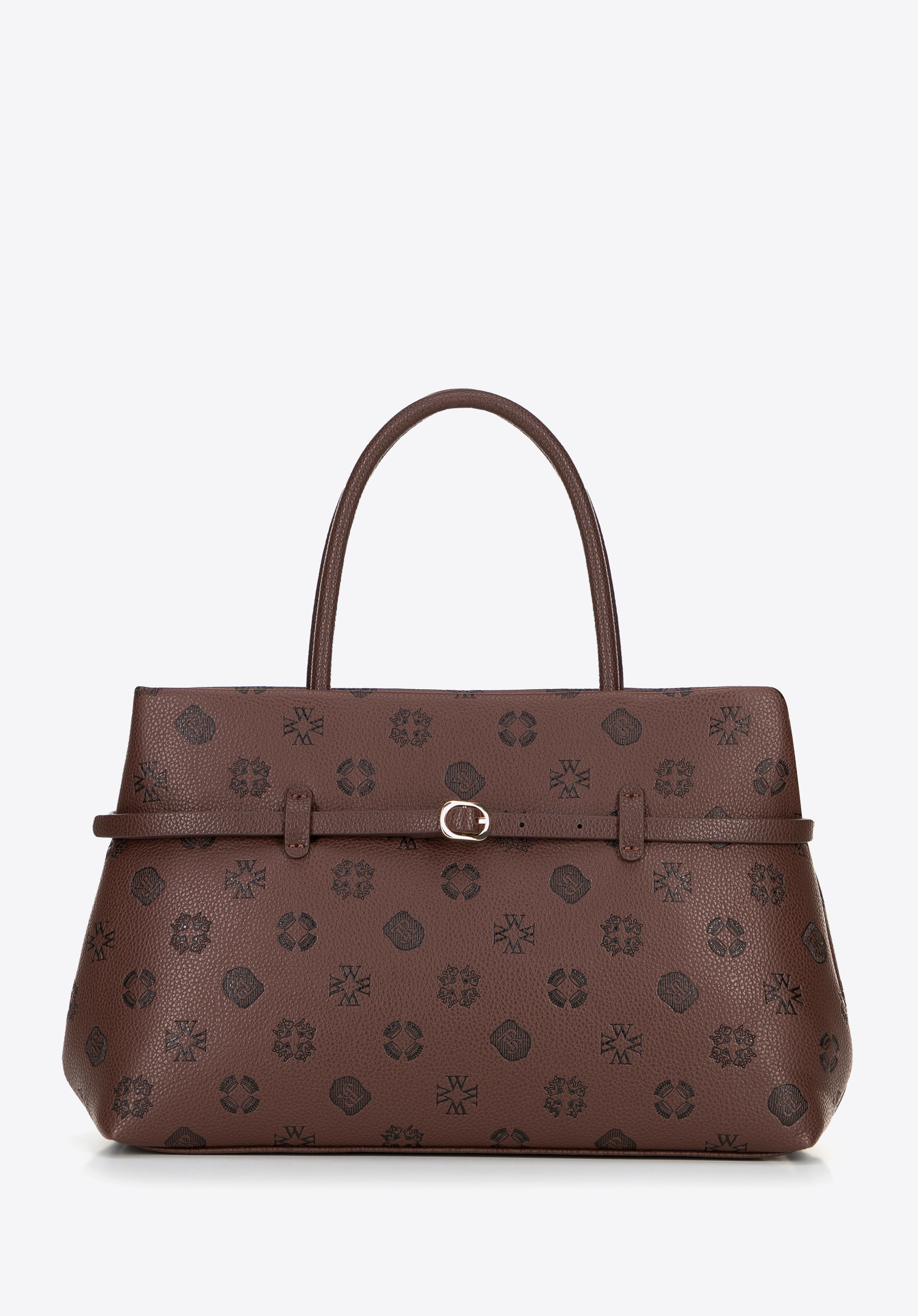 Dámska koženková taška s reliéfnou textúrou