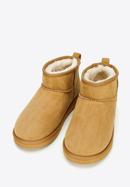 Dámské krátké boty z ekologické kůže, hnědá, 97-DP-807-5-35, Obrázek 2