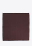Jednobarevný hedvábný kapesníček, hnědá, 96-7P-001-5, Obrázek 3