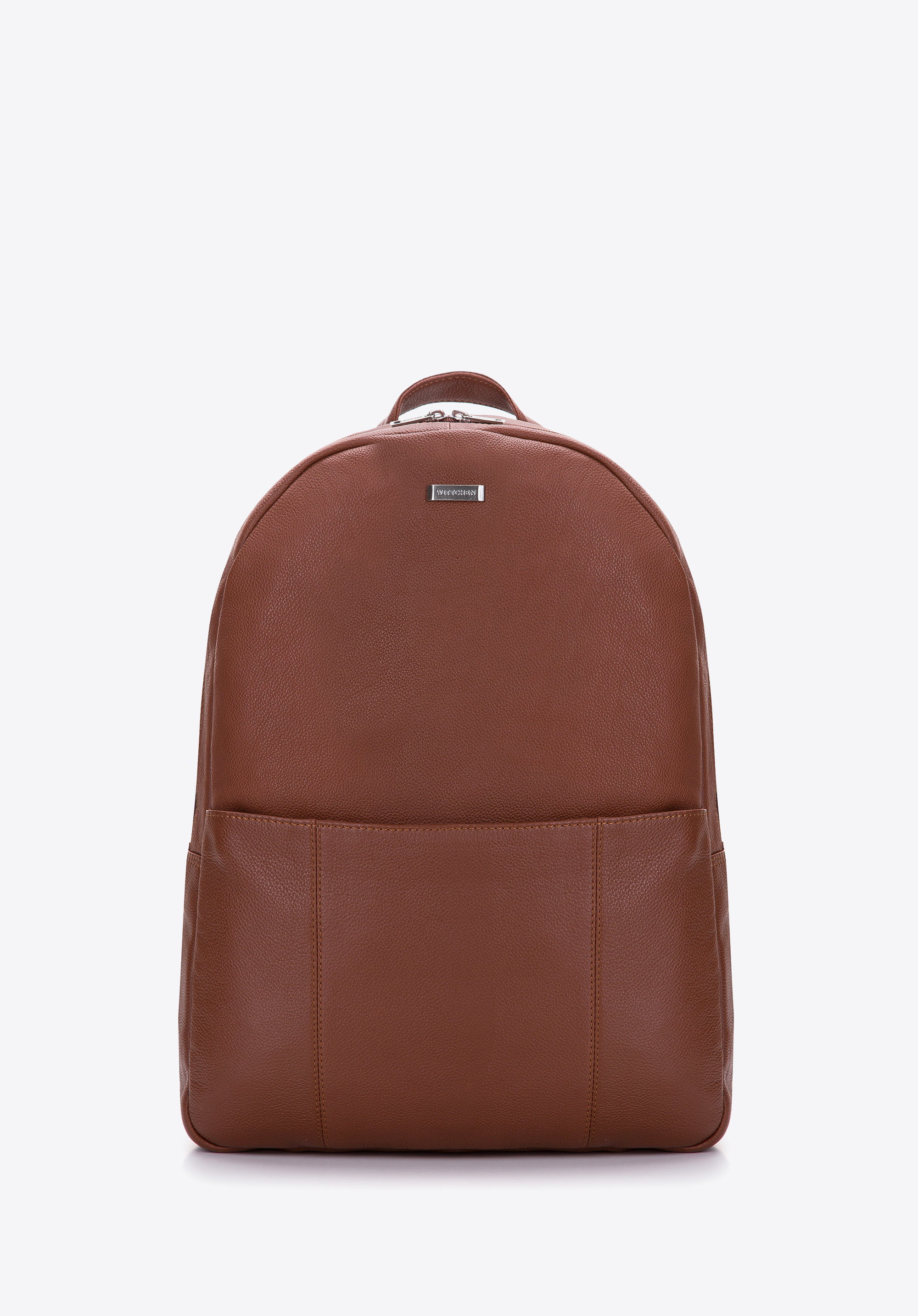 Kožený batoh na 17" notebook, hnědá, 97-3U-007-5, Obrázek 1