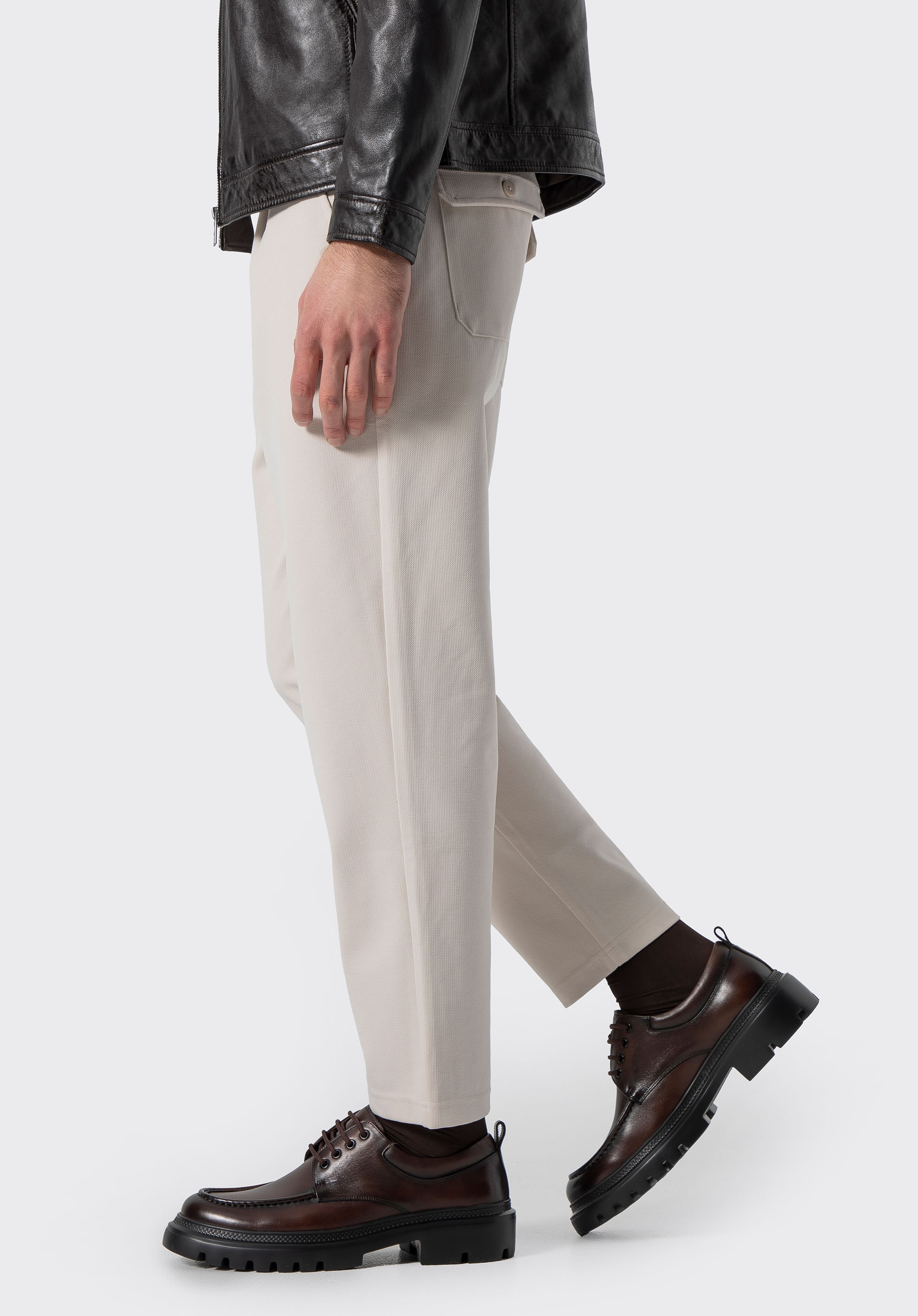 Obuv, hnědá, 101-M-521-4-43, Obrázek 1