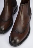 Panské boty, hnědá, 95-M-700-4-45, Obrázek 8