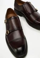 Pánské kožené boty se silnou podrážkou, hnědá, 97-M-510-1-44, Obrázek 8