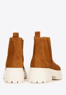 Damen -Chelsea-Boots mit dicker Sohle, Kamel, 93-D-303-5-40, Bild 7