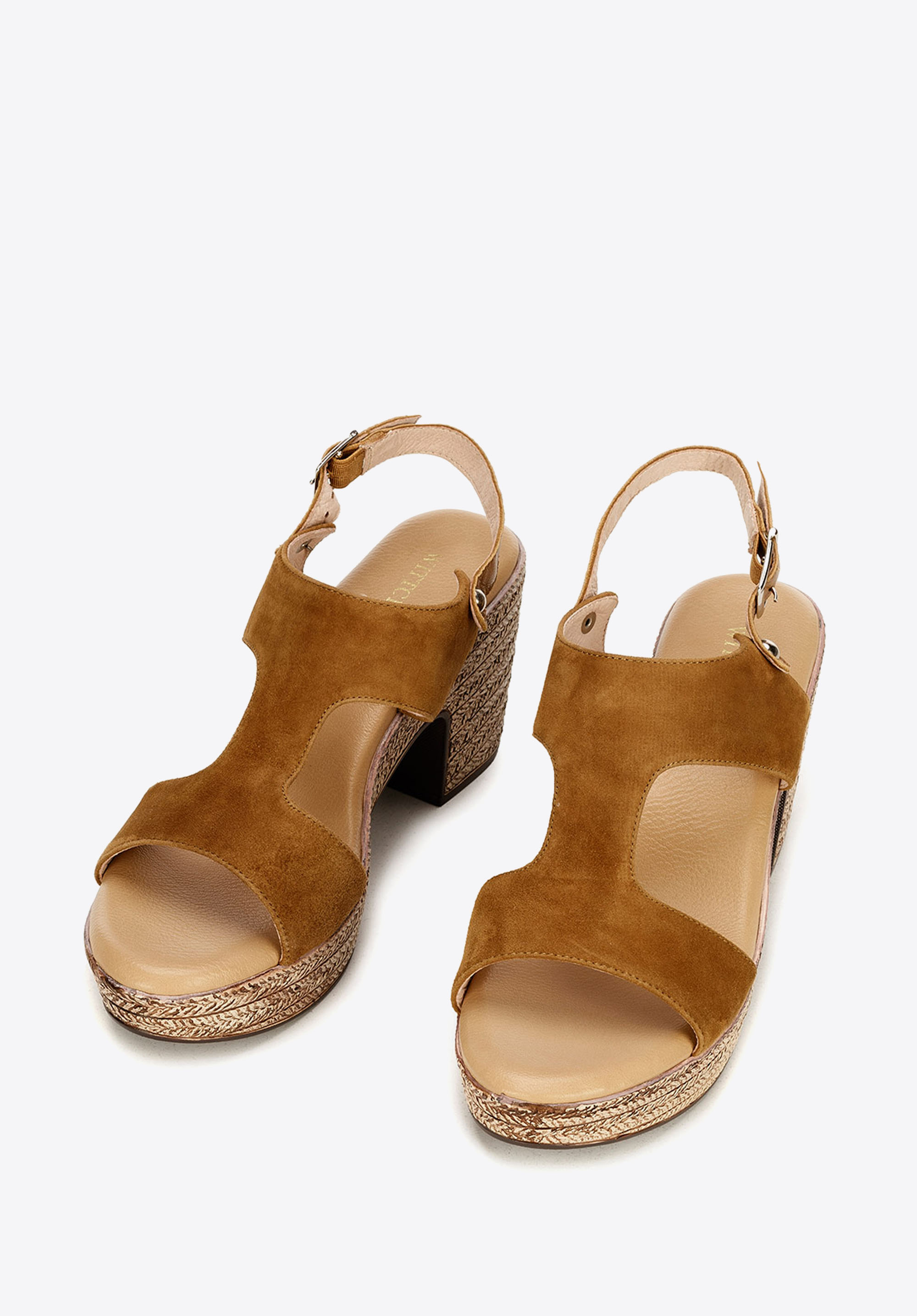PLATEAU-SANDALETTE, Kamel, 92-D-961-4-39, Bild 1