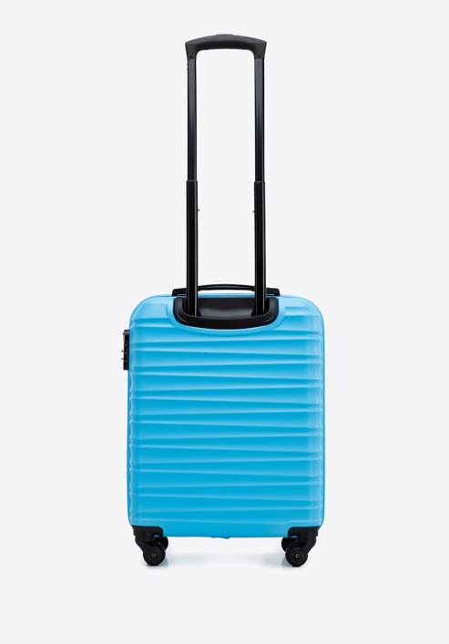 ABS bordázott kabin bőrönd, kék, 56-3A-311-35, Fénykép 3