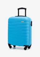 ABS bordázott kabin bőrönd, kék, 56-3A-311-35, Fénykép 4