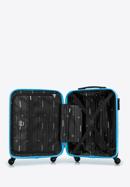 ABS bordázott kabin bőrönd, kék, 56-3A-311-35, Fénykép 5