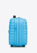 ABS bordázott kozmetikai táska, kék, 56-3A-314-70, Fénykép 2
