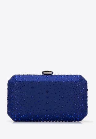 Gyöngyös dobozos estélyi táska, kék, 96-4Y-232-7, Fénykép 1