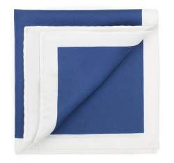 Díszzsebkendő, kék fehér, 87-7P-001-7X, Fénykép 1