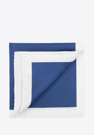 Díszzsebkendő, kék fehér, 87-7P-001-7X, Fénykép 1