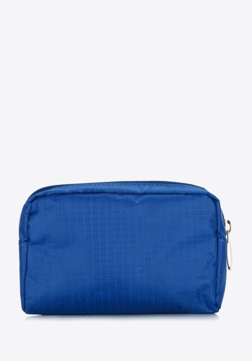 Kisméretű női neszeszer táska, kék, 95-3-101-X11, Fénykép 4