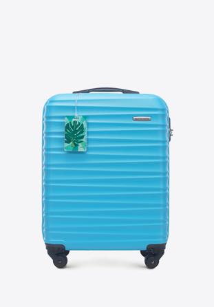 Kisméretű bőrönd címkével, kék, 56-3A-311-70Z, Fénykép 1