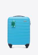 Kisméretű bőrönd címkével, kék, 56-3A-311-11Z, Fénykép 1