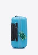 Kisméretű bőrönd címkével, kék, 56-3A-311-11Z, Fénykép 4