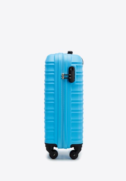 Kisméretű bőrönd címkével, kék, 56-3A-311-11Z, Fénykép 5
